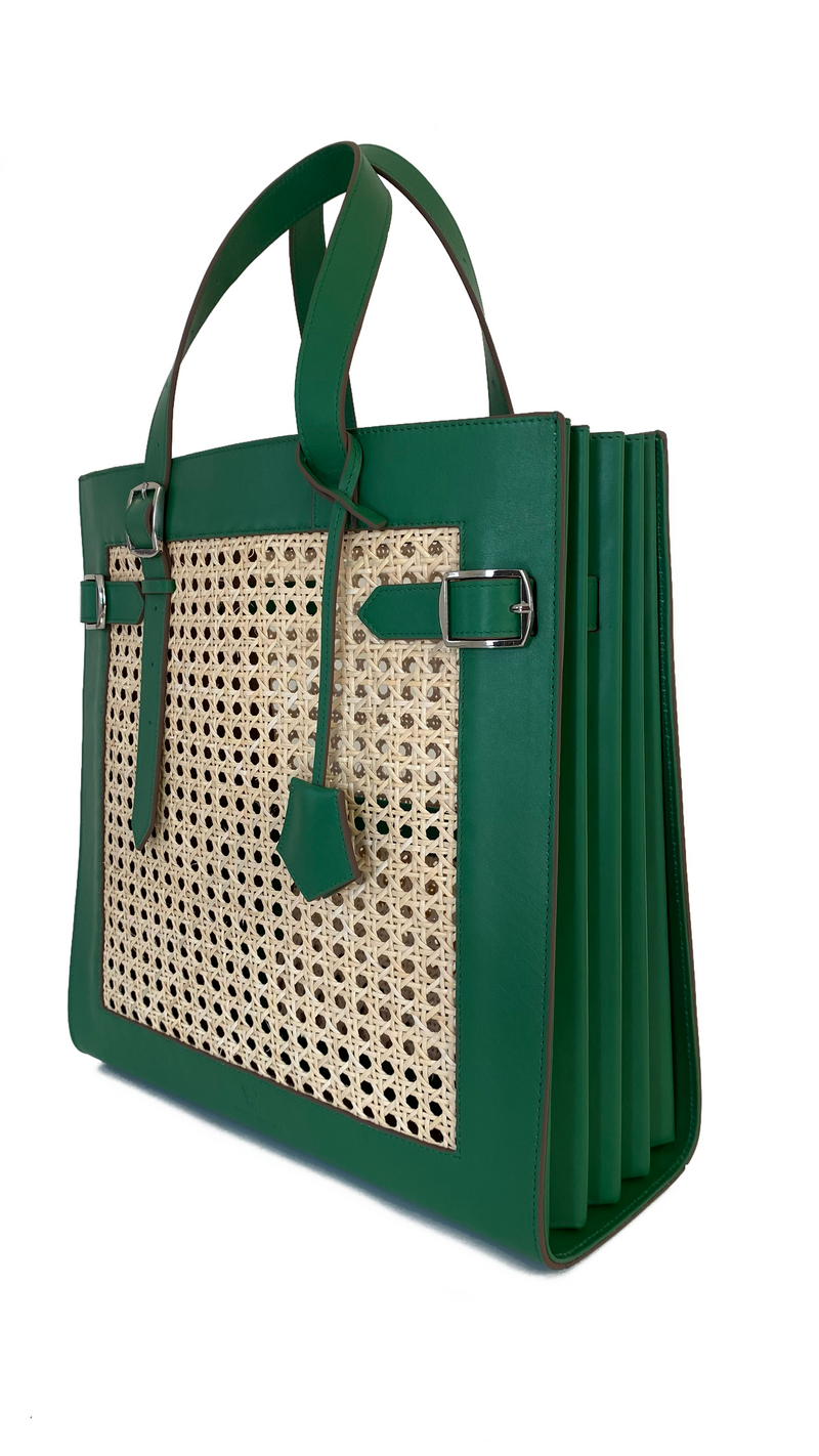 Fiorella Tote Emerald Green